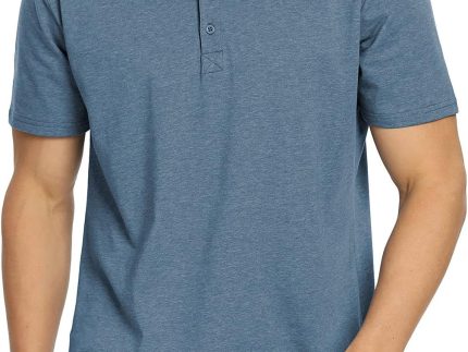 Polo Shirts for Men Short/Long Sleeve Soft Cotton Collared Shirt