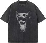 Oversized Graphic Tees Vintage Shirt Men Baggy  Cotton Acid Wash T Shirts Harajuku Streetwear Aesthetic Top - Image 2
